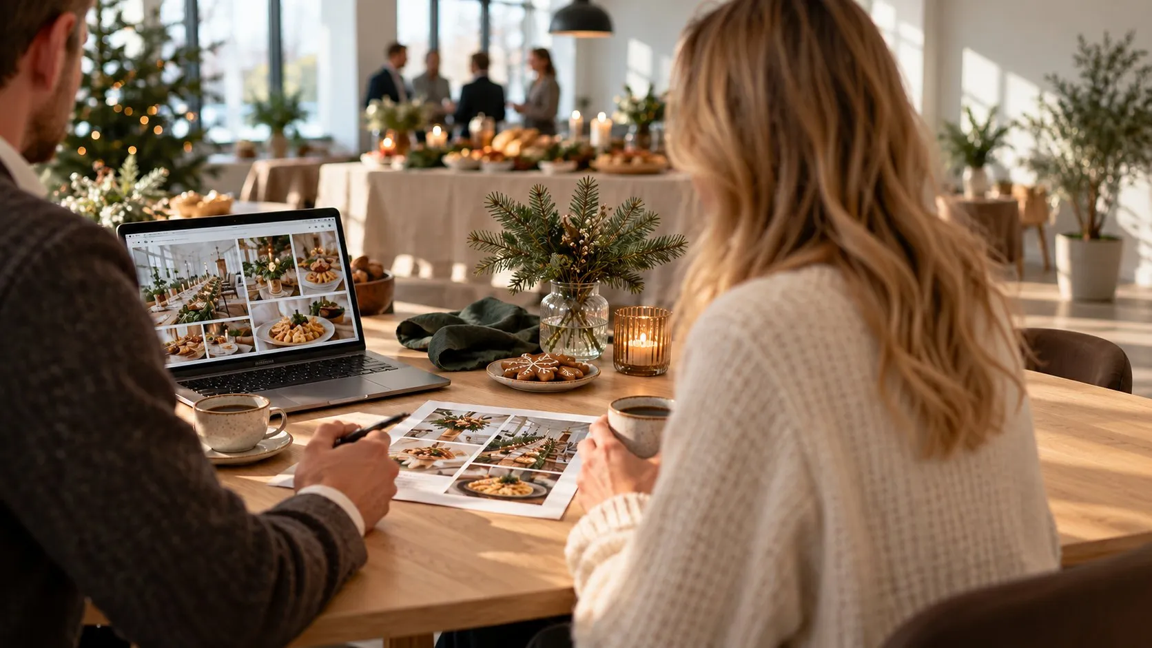 Kontakt, planering av julfest