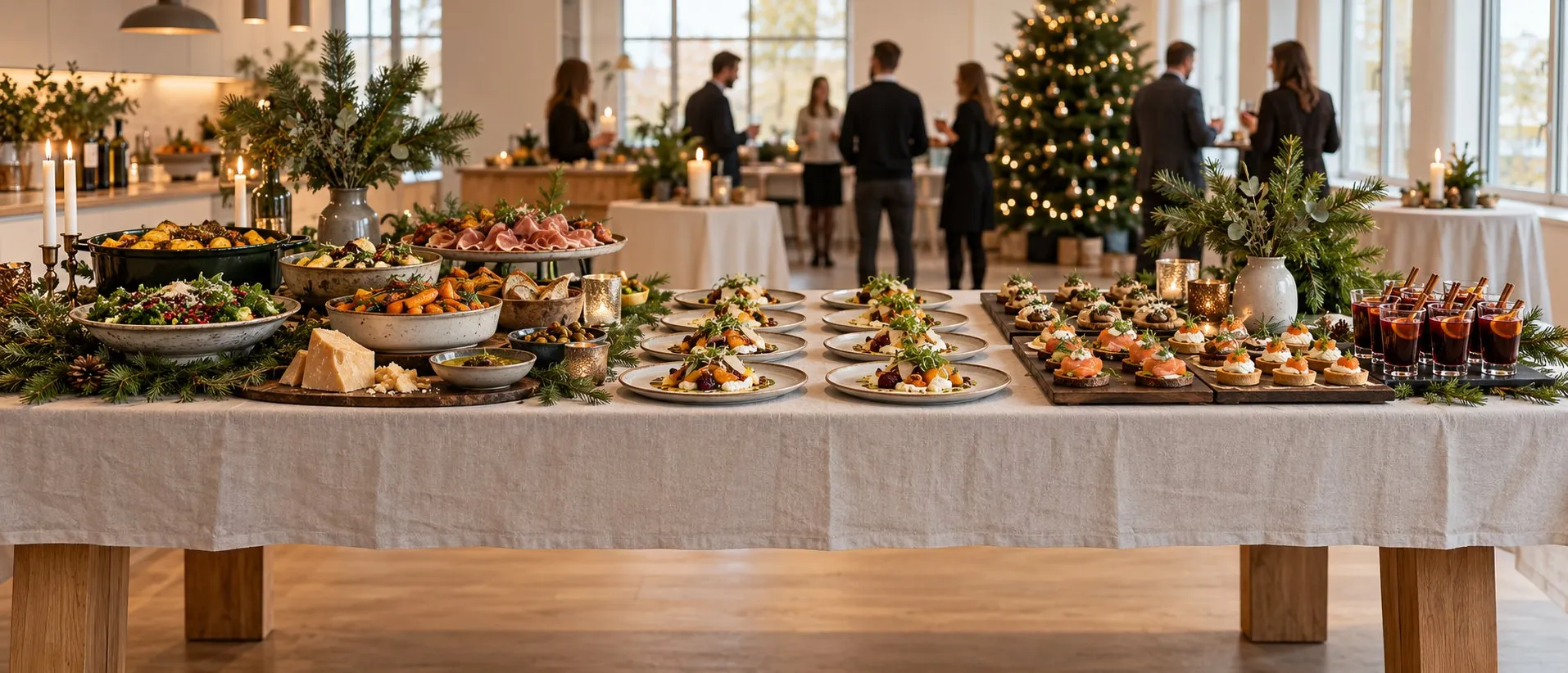 Julcatering till kontoret, format