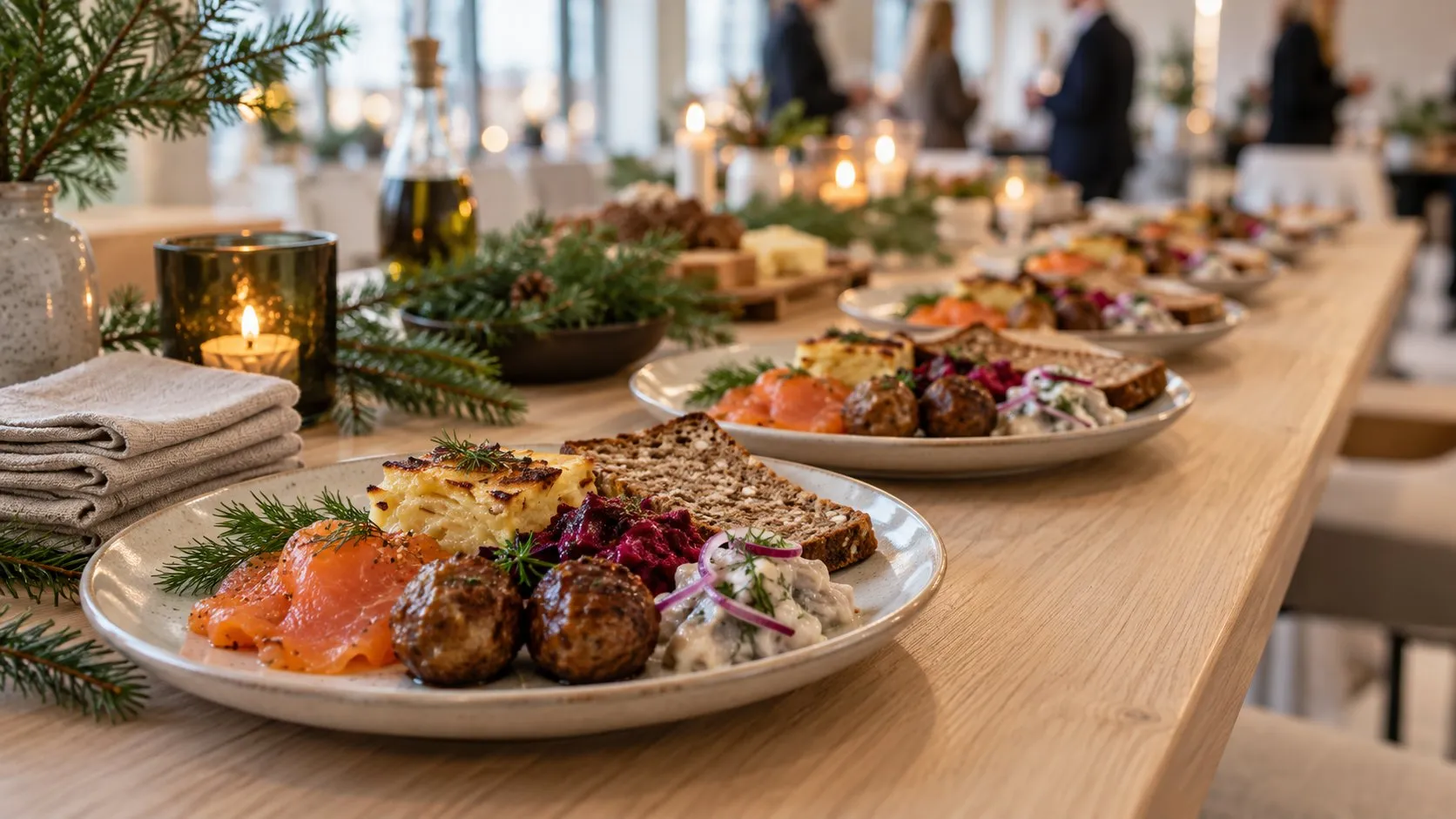 Jultallrik catering
